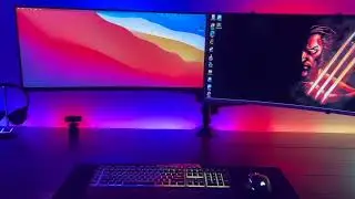 DIY office/gaming setup - hidden wireless charging table