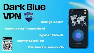 Dark Blue VPN App Free In Flutter | Released on Google Play