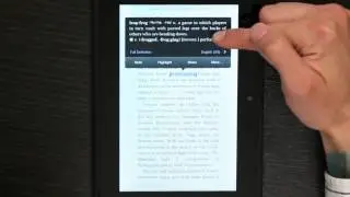 How to Look Up a Word While Reading a Kindle : Kindle 4