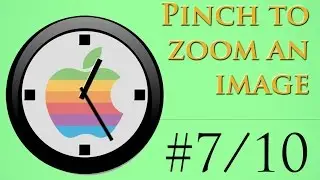 7/10 - Adding pinch to zoom on a UIImageView - Creating an iOS app in 26 minutes