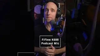 FiFine K688 Podcast Mic #audiogear #fifine #fifinemicrophone