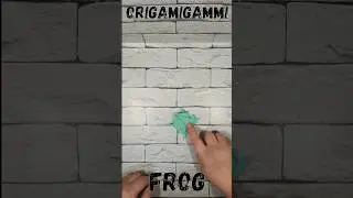 🐸Оригами ЛЯГУШКА из бумаги A4🐸Origami FROG made of A4 paper🐸 