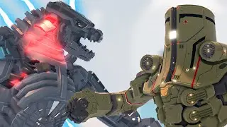 Cherno Alpha Vs Mecha Godzilla 2021 Battle's - Kaiju Universe