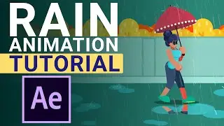 How to Animate Rain In After Effects | Rain Animation Tutorial in After Effects