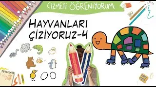 #4 Çizmeyi Öğreniyorum - Basit Hayvan Çizimi #basicdrawingforkids
