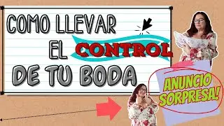 Como llevar EL CONTROL de toda la boda | citas, presupuesto, ideas, pagos..