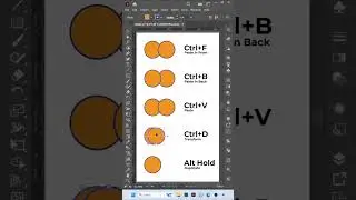 Adobe Illustrator | Paste in Front, Back & Duplicate Shortcuts