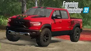 FS22 - RAM TRX 800HP! - Farming Simulator 2022 Car Mod Download