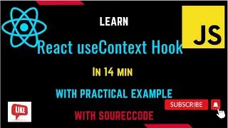 React useContext hook in React for Beginners | How useContext Hook Works in ReactJS