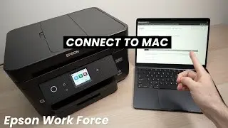 How to Wifi Setup MAC Computer With Epson WorkForce WF-2960 & WF-2860 Printer