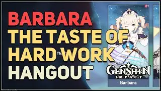 Barbara Hangout Date Event Genshin Impact (Ending Reward 1)