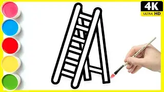 How to Draw Ladder Easy || Ladder Drawing Step by Step