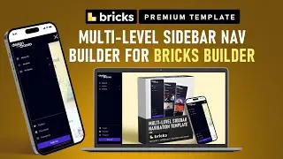 Sidebar Slide Navigation Builder for Bricks - COMPONENT