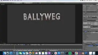 blender how to change text