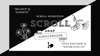 Smooth Scrolling Text Animation with GSAP | HTML, CSS & JavaScript Tutorial