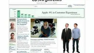 New York Times -  Survey Results - Mac vs Pc Banner ad campaign