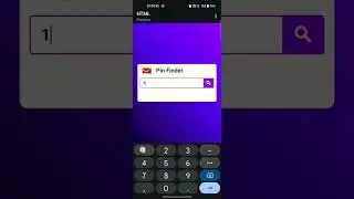 Pin code finder in html css and JavaScript || Simple application in mobile phone 😮😮