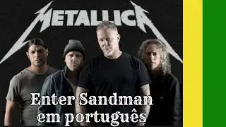 Enter Sandman em português COMPLETO - (I.A) - Metallica AIcover