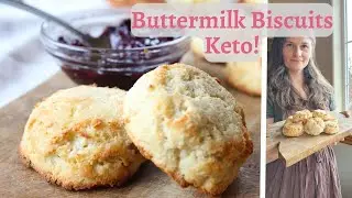 Buttermilk Biscuits | LOW CARB | GLUTEN FREE | REAL BUTTERMILK