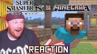 Krimson KB Reacts: Smash Bros. X Minecraft Nintendo Direct - THEY ACTUALLY DID IT!!!!