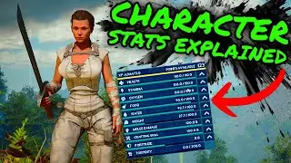 Character Statistics in Ark Survival Ascended Explained!! Hidden STATS, and OP STAT Builds!!