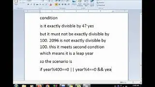 C Program to Check Leap Year|Program to find a leap year in C language|How to find a leap year in C