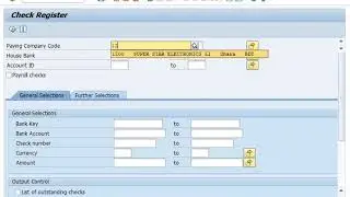 Bank Accounting-SAP FI