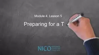 NICO Module 4 Lesson 5 Preparing For a Test