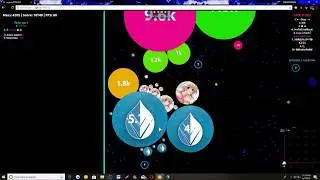 Agar.io - 45k Duo Takeover w/ Bns