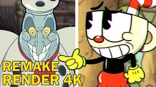 Cuphead DLC - Cuphead VS Saltbaker | Cuphead Animation