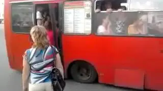 Жесть в автобусе! overcrowded bus