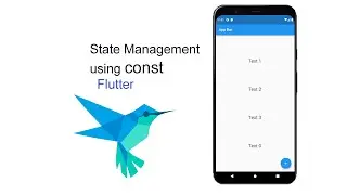 StateManagement using Const keyword Flutter(Arabic)- استخدام ال const  في فلاتر