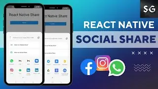 React Native Social Share || React Native Tutorial