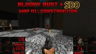 Doom 2 | Bloody Rust + Sun Damage Omen | Map01: Construction