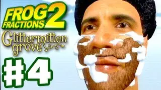 Frog Fractions 2 - Gameplay Walkthrough Part 4 - Shave Obama! (Glittermitten Grove)