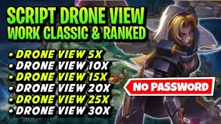UPDATE TERBARU‼️SCRIPT DRONE VIEW MOBILE LEGENDS ANTI BANNED WORK RANKED NEW PATCH FREE NO PASSWORD