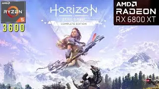 Horizon Zero Dawn - Benchmark | Ryzen 5 3600 + 16GB RAM + RX 6800 XT