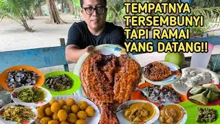 TERSEMBUNYI TAPI ENAK !! KULINER MINANG DI TEPI PANTAI RAMAI PENGUNJUNG !!