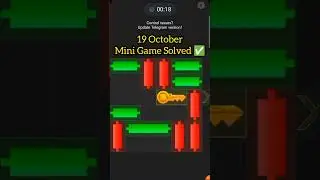 Mini Game Today 19 October Hamster Kombat How To Solve Mini Game Puzzle in Hamster Kombat (100%)