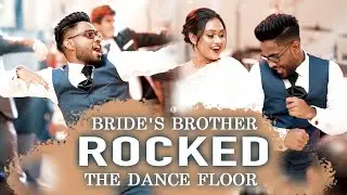 Bride's Brother Rocked the Dance Floor | Best Sri lankan Surprise Wedding Dance From Brother | INF