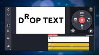 Dropping Text Animation in Kinemaster 2021