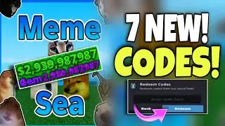 ⚠️ AUGUST CODES!⚠️ MEME SEA CODES IN 2024 - MEME SEA CODES - CODES MEME SEA - ROBLOX CODES