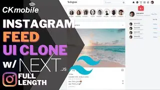 Lets build an Instagram home page UI clone with Next.js and TailwindCSS🚀🚀🔥🔥