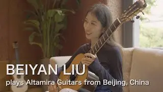 Beiyan Liu plays Altamira Guitars from Beijing, China