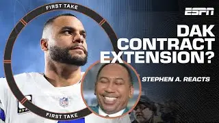 Dak Prescott doesnt deserve a contract extension! - Stephen A. | First Take