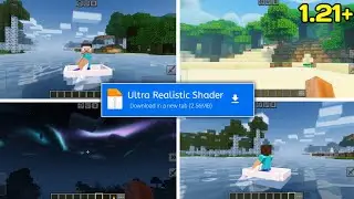 Ultra Realistic Shader For Minecraft PE 1.21+ [Patched] Best MCPE Shader 1.21+ | MCPE Shader