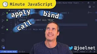 Minute JavaScript - Apply Bind Call function methods