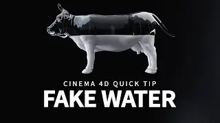 CINEMA 4D Quick Tip Fake Water l 액체처럼 보이게 표현하기