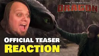 HOW TO TRAIN YOUR DRAGON | Official Teaser Trailer REACTION | Live Action | 2024