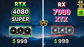 RTX 4080 Super vs RX 7900 XTX - Which is the Best? LETS FIND OUT ⭐⭐⭐⭐⭐